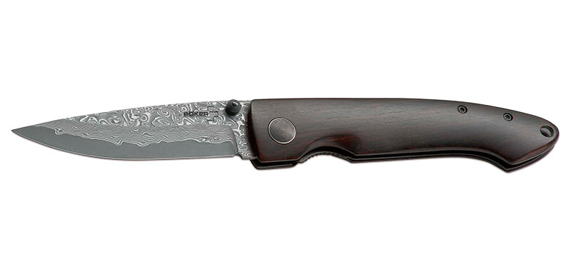 Couteau pliant Boker Plus Damas Gent 1 acier Damas lame 82 mm lame drop point