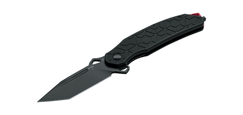 Couteau pliant Boker Plus Yokai acier D2 lame 95 mm lame tanto fil lisse