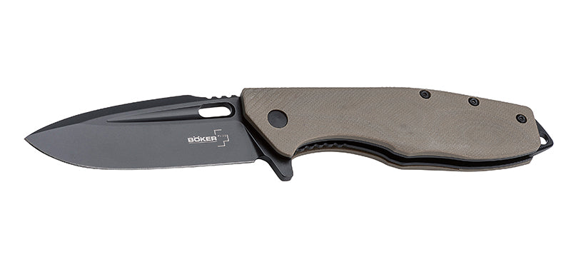 Couteau pliant Boker Plus Tactical Caracal acier D2 lame 87 mm lame drop point