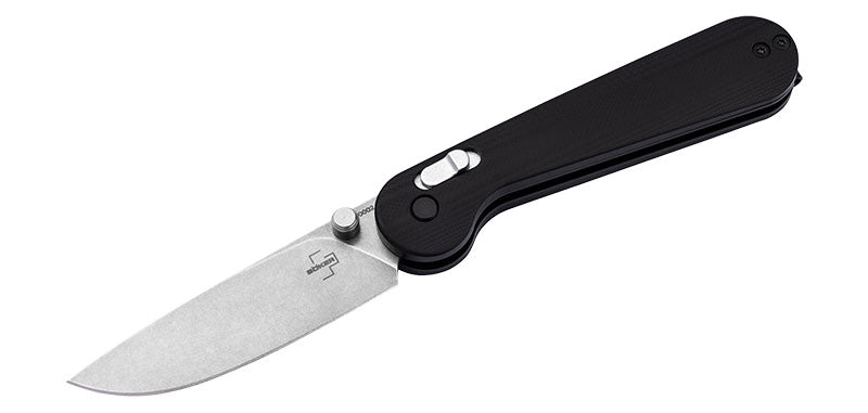 Couteau pliant Boker Plus Hebdo acier Nitro-V lame 72 mm lame drop point