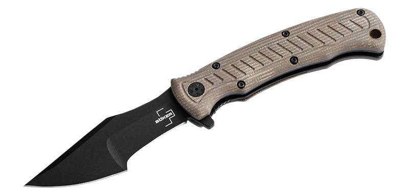 Couteau pliant Boker Plus Micro Tracker Folder acier 154CM lame 81 mm