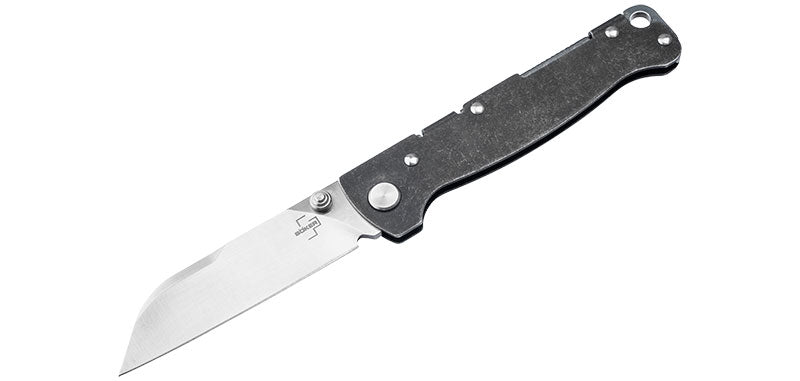 Couteau pliant Boker Plus Atlas Sheepsfoot TS acier D2 lame 69 mm