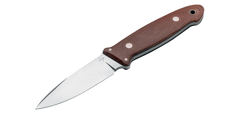 Couteau à lame fixe Boker Plus Cub Pro acier 12C27 (Inox) lame 95 mm