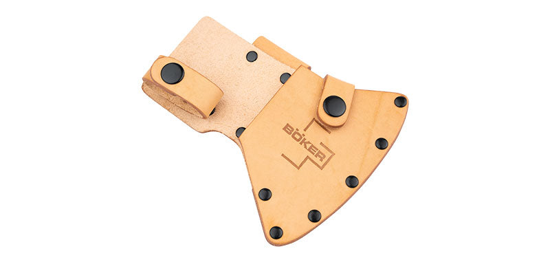 Étui de hache Boker Plus en cuir de vachette pour Appalachian avec passant 55 mm