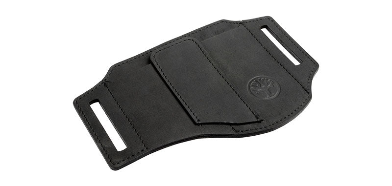 Holster EDC Boker ED-Three en cuir nubuck 3 logements passant jusqu'à 4,4 cm