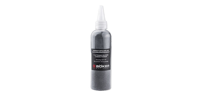 Poudre de dressage Boker en carbure de silicium 230 g pour pierres à aiguiser