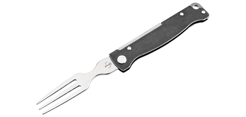 Couteau pliant Boker Plus Atlas Fork acier Edelstahl lame 72 mm fil lisse