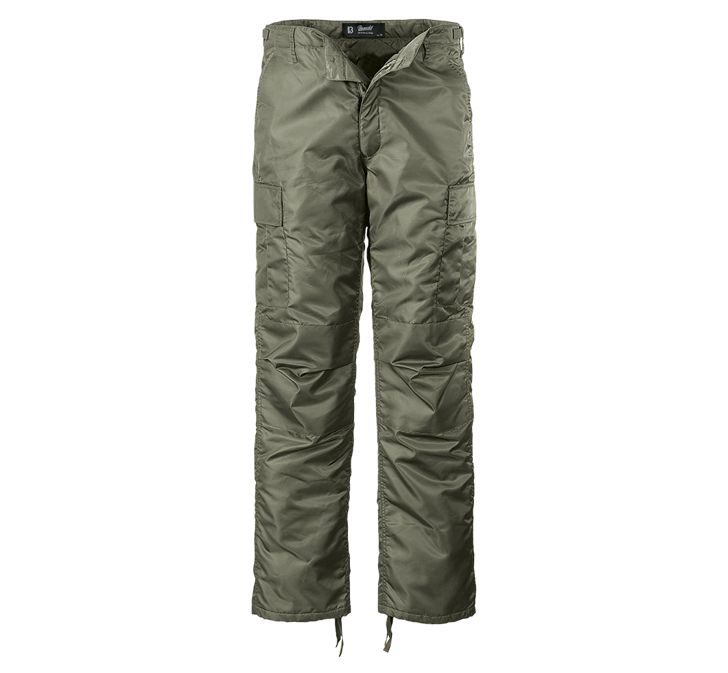 Pantalon chaud Brandit Thermo nylon coupe-vent déperlant doublure ouatinée six poches