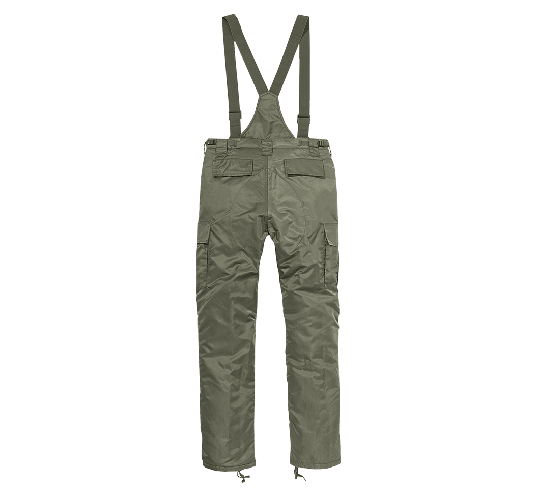 Pantalon chaud Brandit Thermo Next Generation nylon bavette amovible et six poches
