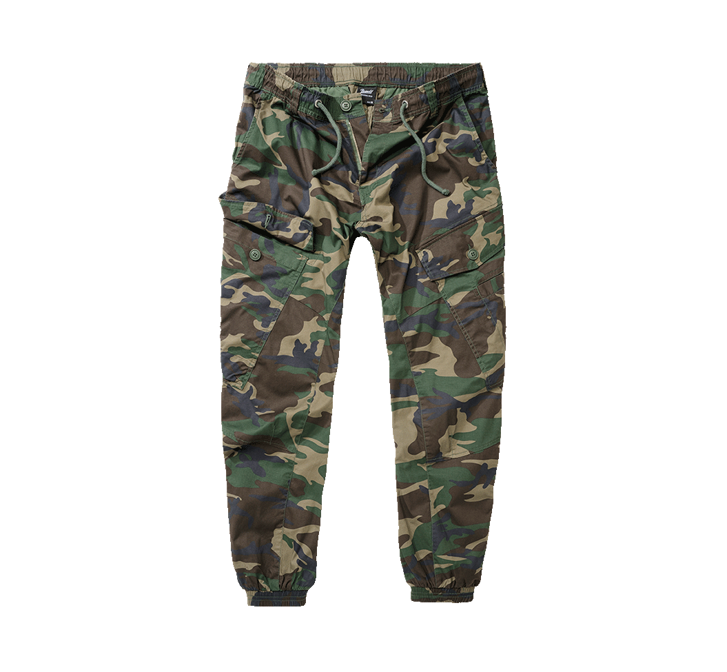 Pantalon Brandit Ray Vintage coton léger assise renforcée six poches et bas resserrés
