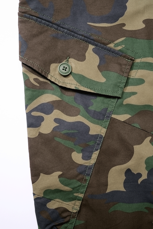 Pantalon Brandit Ray Vintage coton léger assise renforcée six poches et bas resserrés