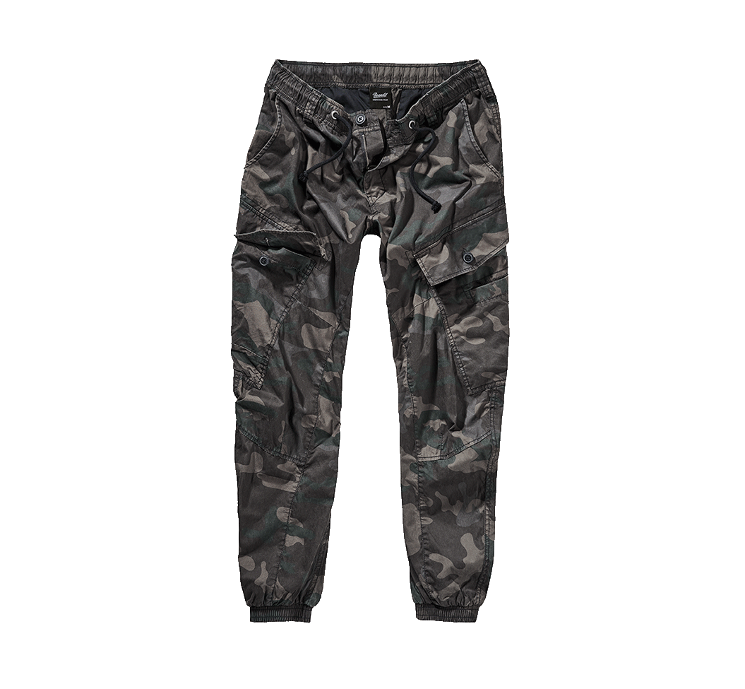 Pantalon Brandit Ray Vintage coton léger assise renforcée six poches et bas resserrés