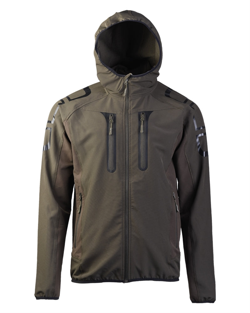 Veste softshell Mil-Tec Flex-Tech Dynamic Force polyester-élasthanne 92/8 déperlante avec capuche