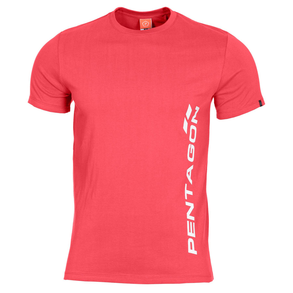 T-shirt imprimé Pentagon Vertical en coton ring-spun 190 g/m² coupe confort