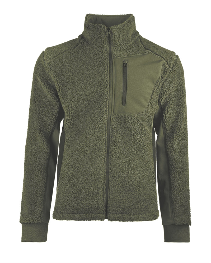 Veste polaire Sherpa Mil-Tec Bearforce avec inserts softshell latéraux