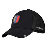 Casquette Pentagon Crest Trucker coton et filet arrière avec écusson blason épuré