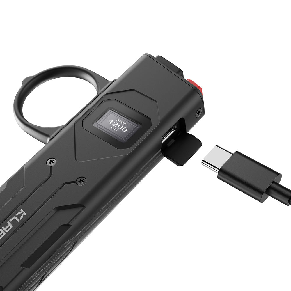 Lampe torche Klarus X1-K 4 200 lumens portée 230 m IPX6 en alliage d'aluminium de qualité