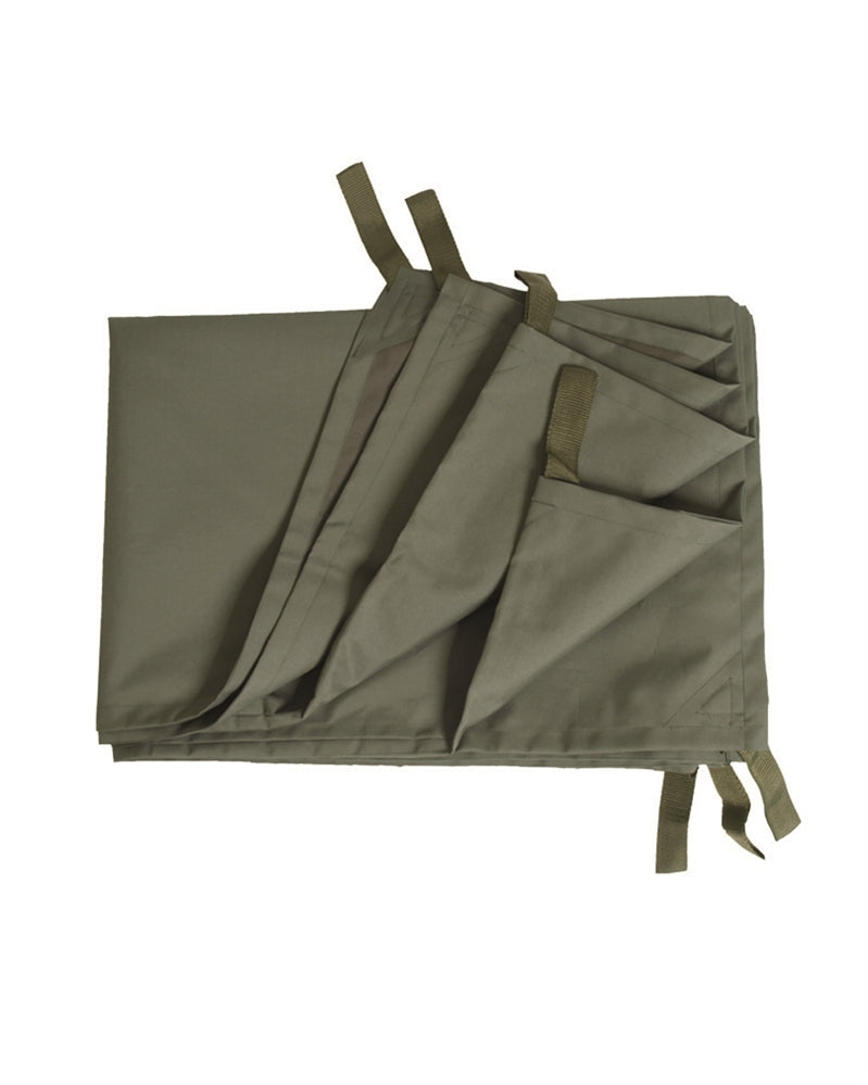 Bâche multi-usages Mil-Tec Tarp 300 × 220 cm polyester Oxford avec 9 boucles d'accrochage