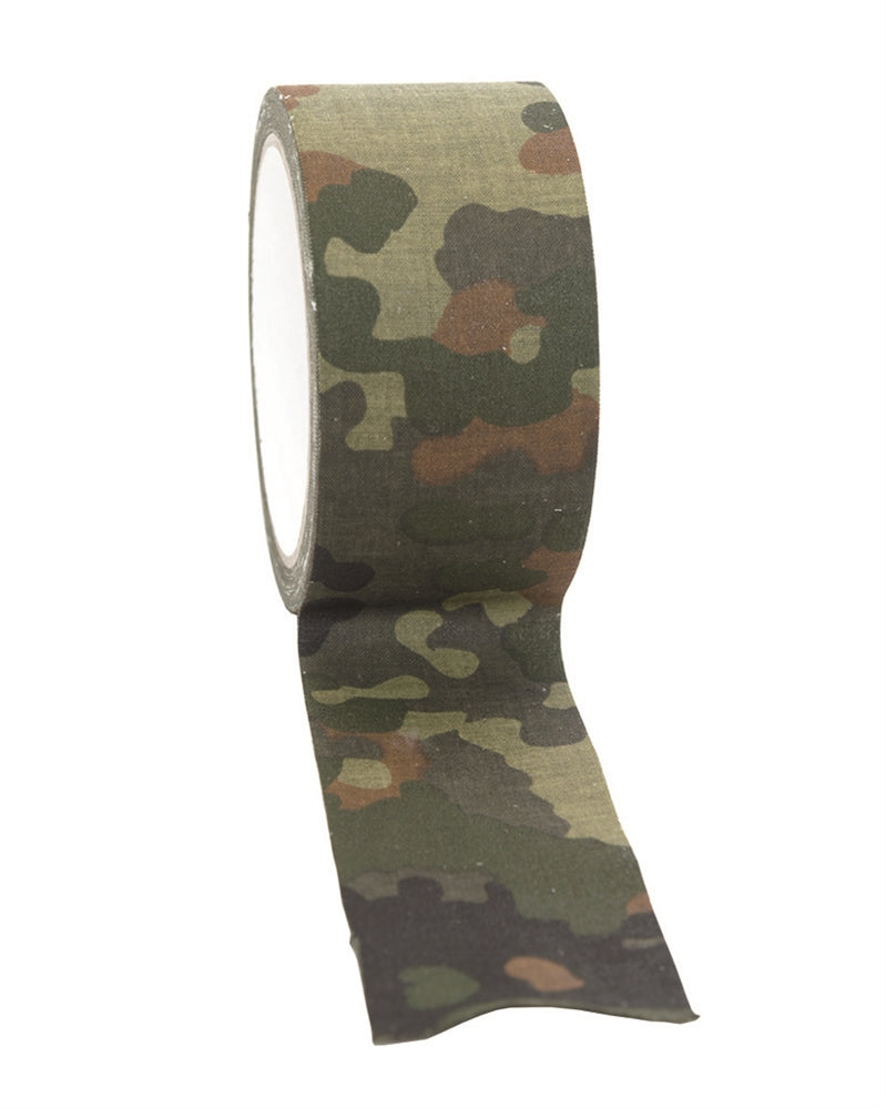 Adhésif textile Mil-Tec en coton et gomme synthétique largeur 50 mm longueur 10 m