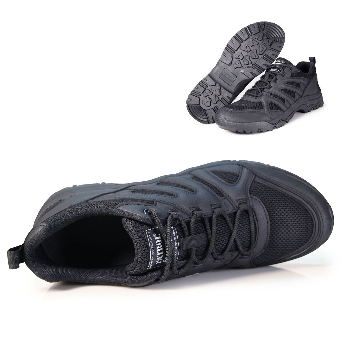 Chaussures de service Tactical basses mesh polyester semelle EVA 400 g