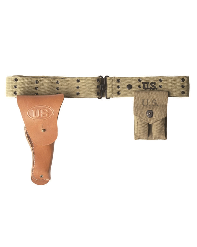 Ceinturon à œillets type US M36 Mil-Tec en toile de coton, largeur 5 cm