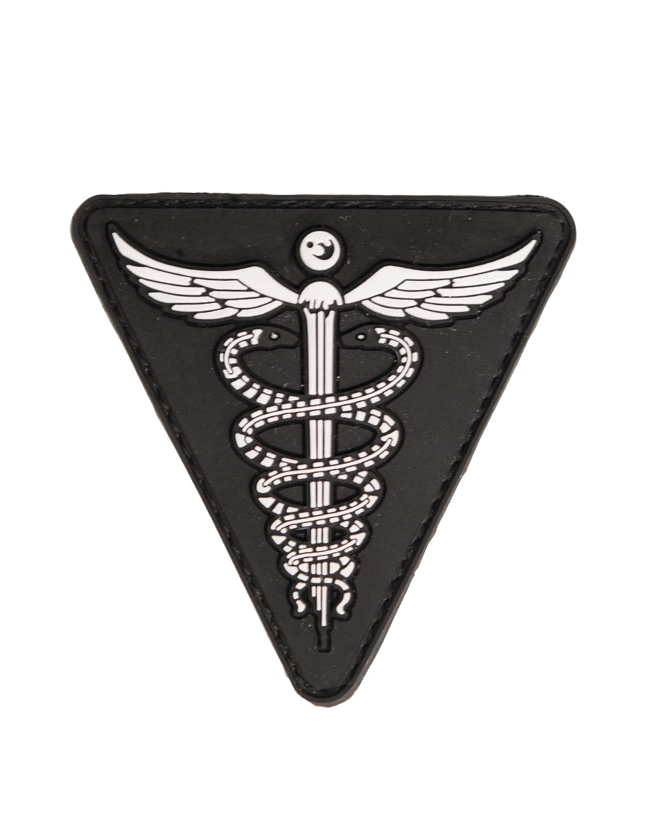 Morale patch signalisation médicale Mil-Tec 3D en PVC 7 x 7 cm dos auto-agrippant