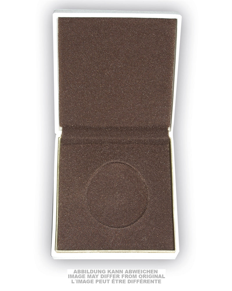 Écrin à médaille de 12 x 12 x 3,5 cm pour rangement et présentation