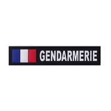 Bandeau d'identification Patrol Equipement Gendarmerie en PVC souple lettres en relief