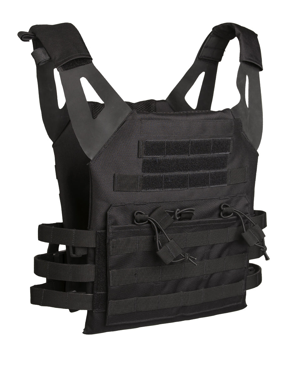 Gilet porte-plaques Mil-Tec Gen. II en polyester 600D Oxford avec plaques factices