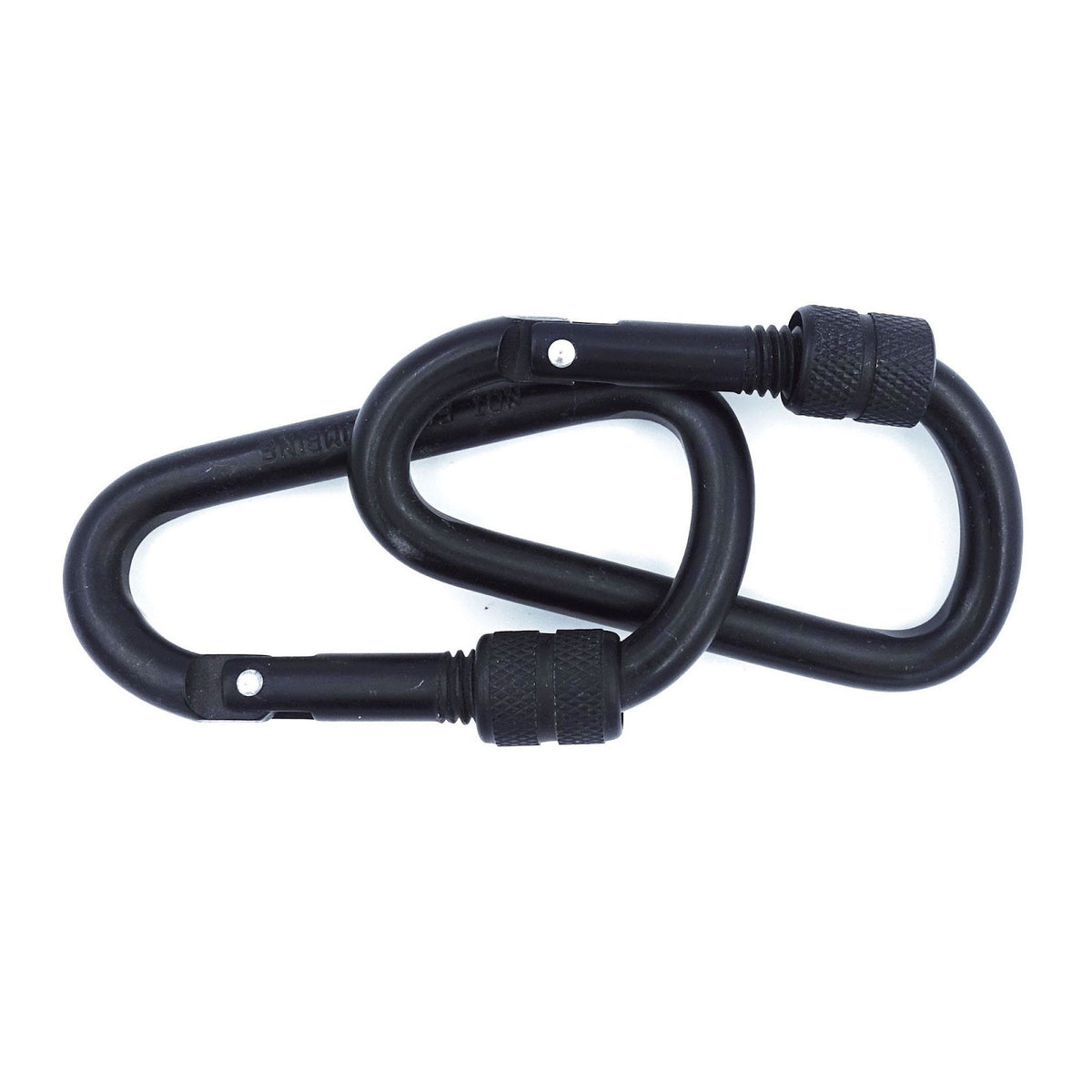 Lot de 10 paires de mousquetons OPEX aluminium 8 cm à vis de sécurité