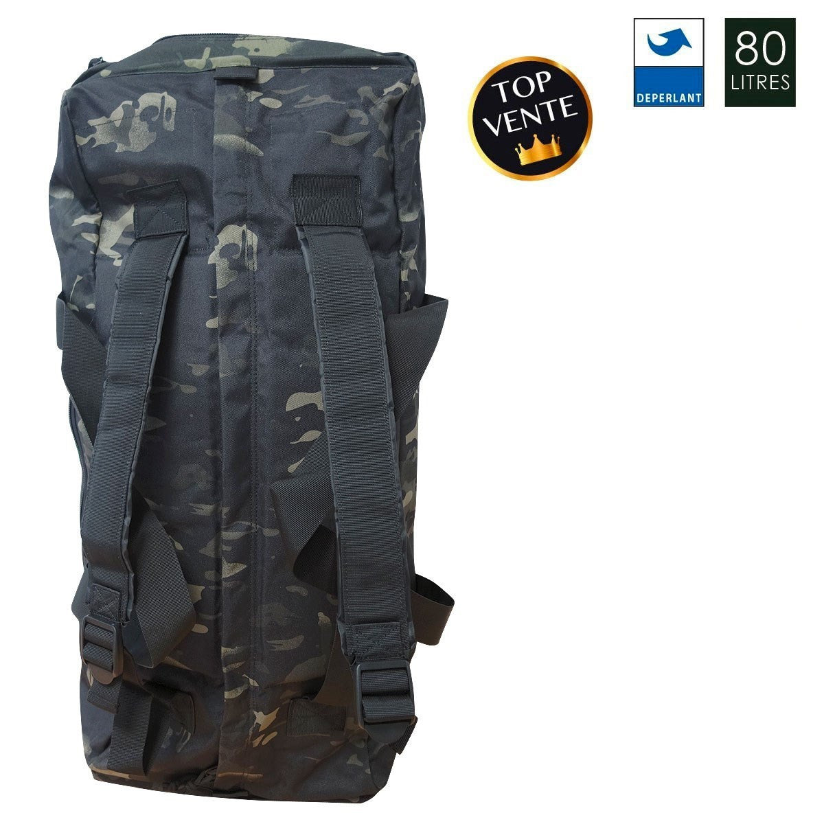 Sac de voyage OPEX Commando 80 litres en polyester déperlant à double curseur