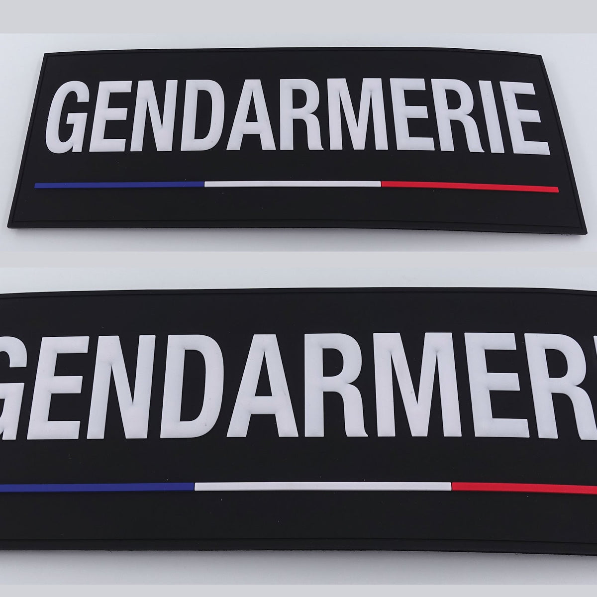 Bandeau d'identification souple Patrol Equipement Rubber haute densité lettres en relief