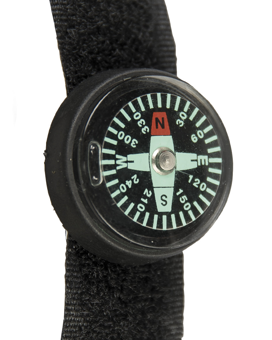 Boussole de montre Mil-Tec graduation 360° bracelet auto-agrippant 24,5 cm 10 g