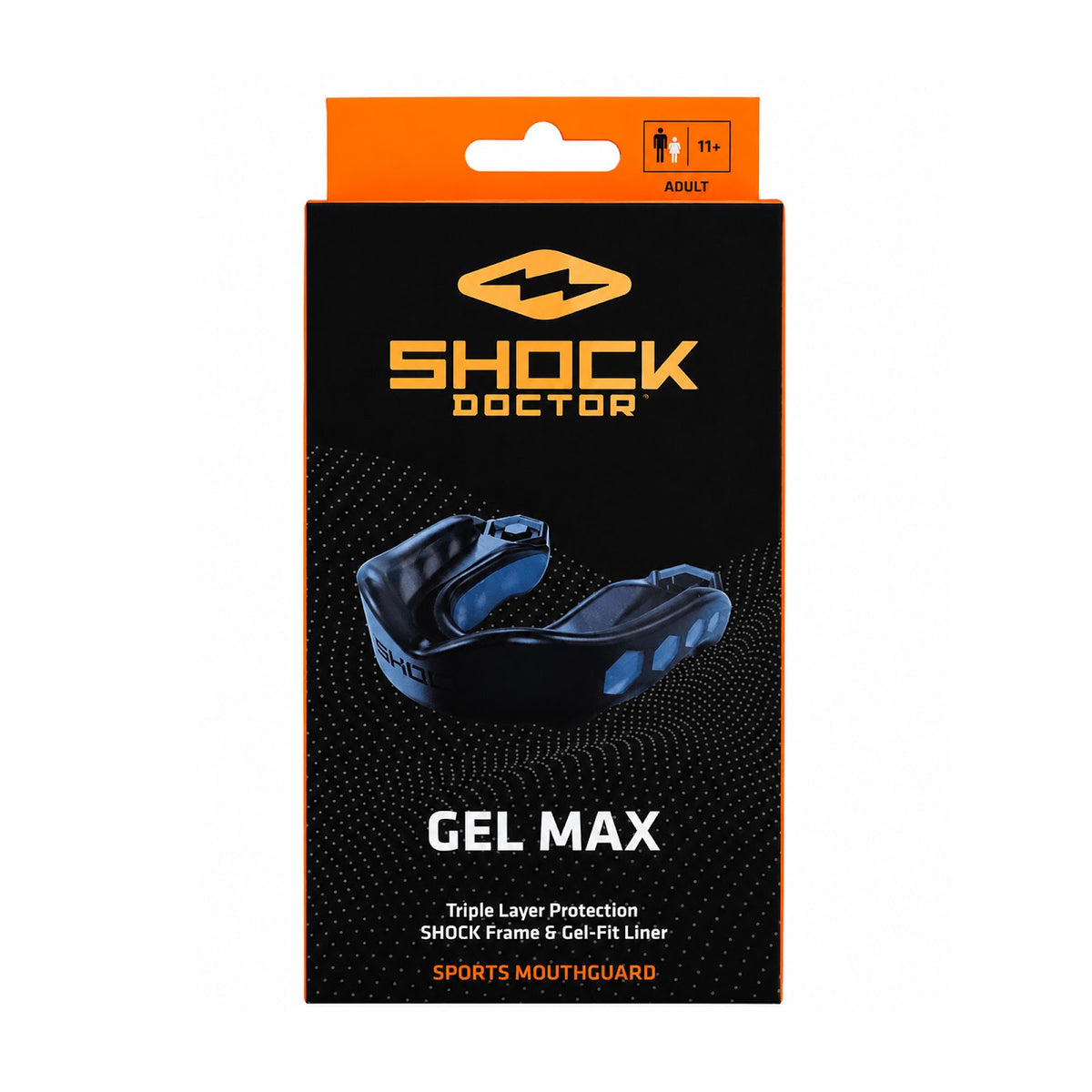 Protège-dents Whipup Gel Max triple couche adulte avec boîte de rangement fournie