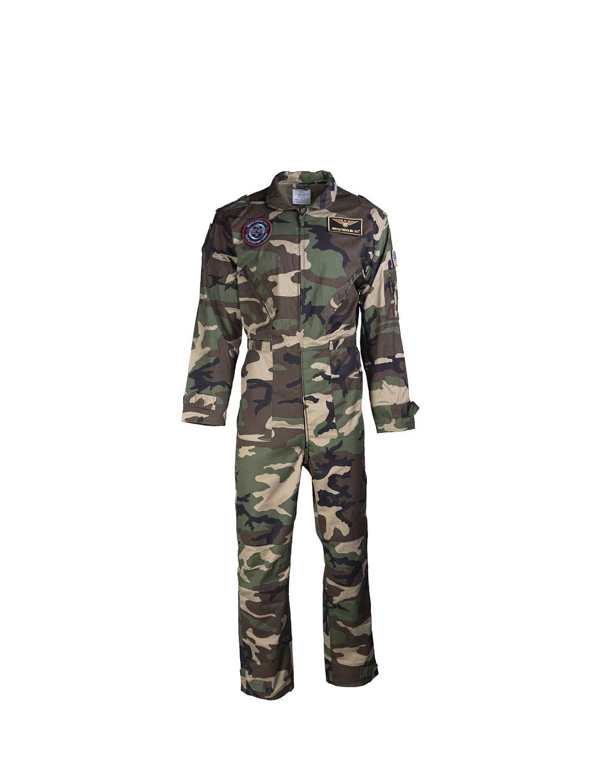 Combinaison de vol type US Mil-Tec enfant en polycoton avec quatre écussons amovibles