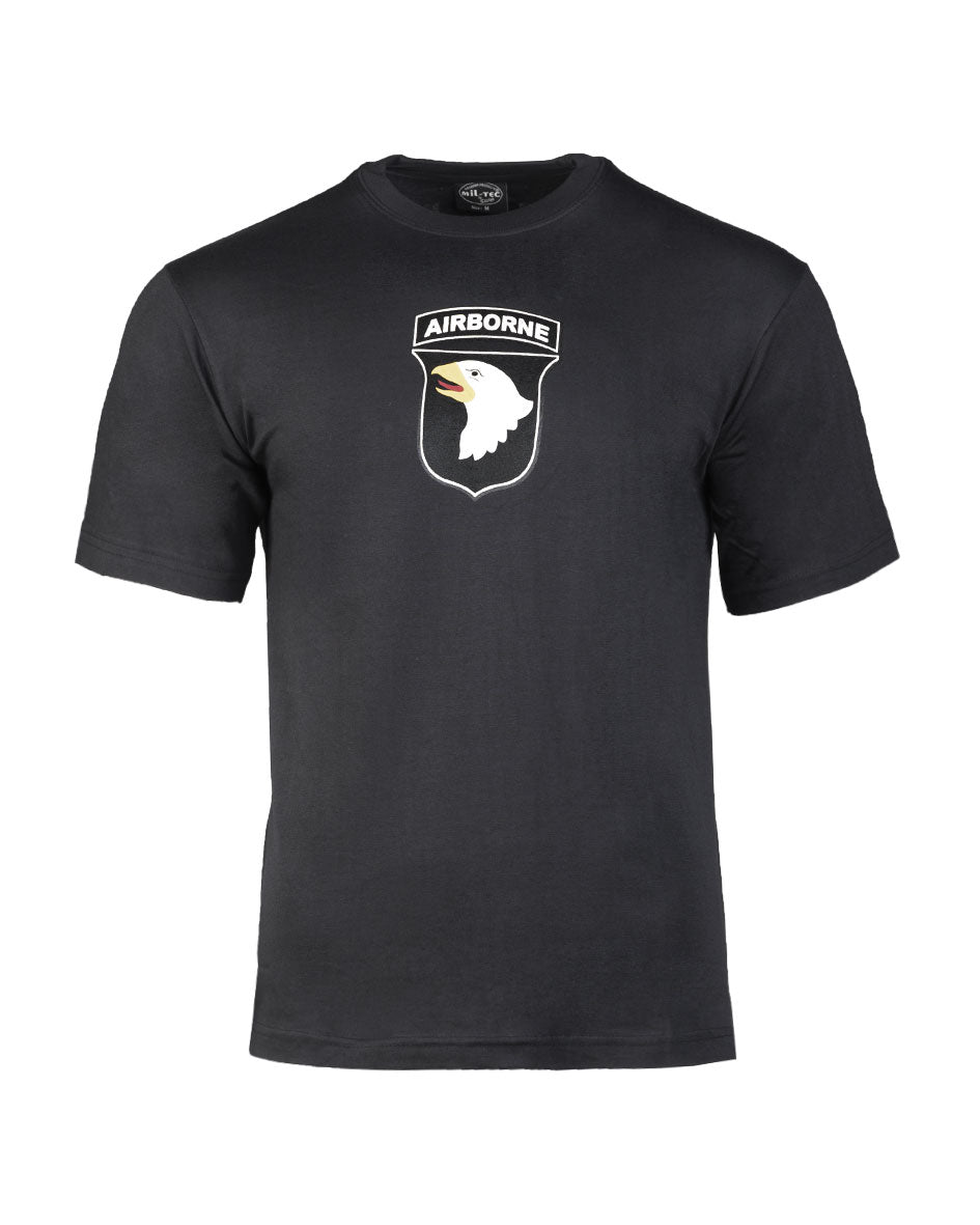 T-shirt imprimé 101st Airborne Mil-Tec en coton jersey simple 140 g/m²