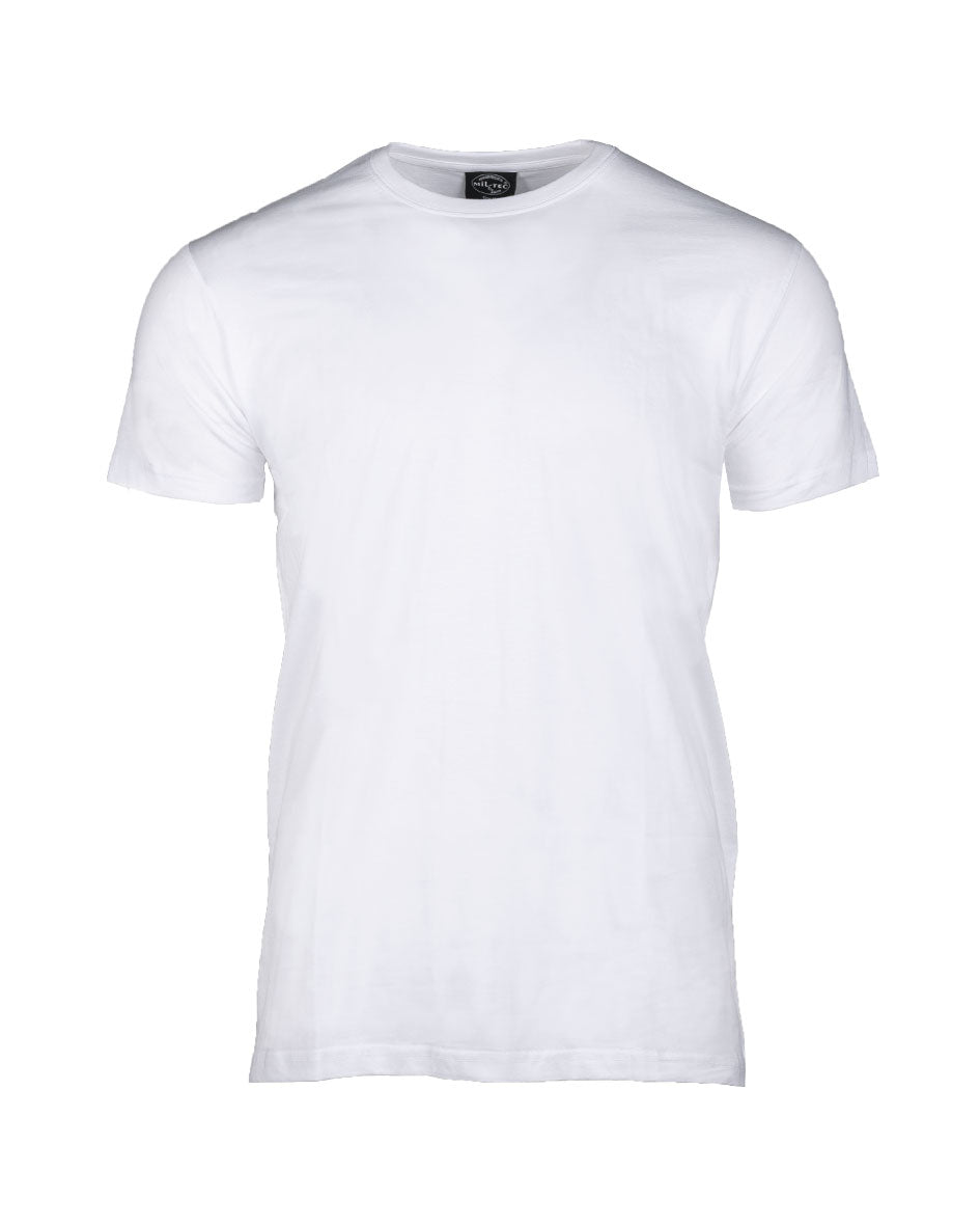 T-shirt militaire type US Mil-Tec en 100 % coton jersey simple 140 à 145 g/m²