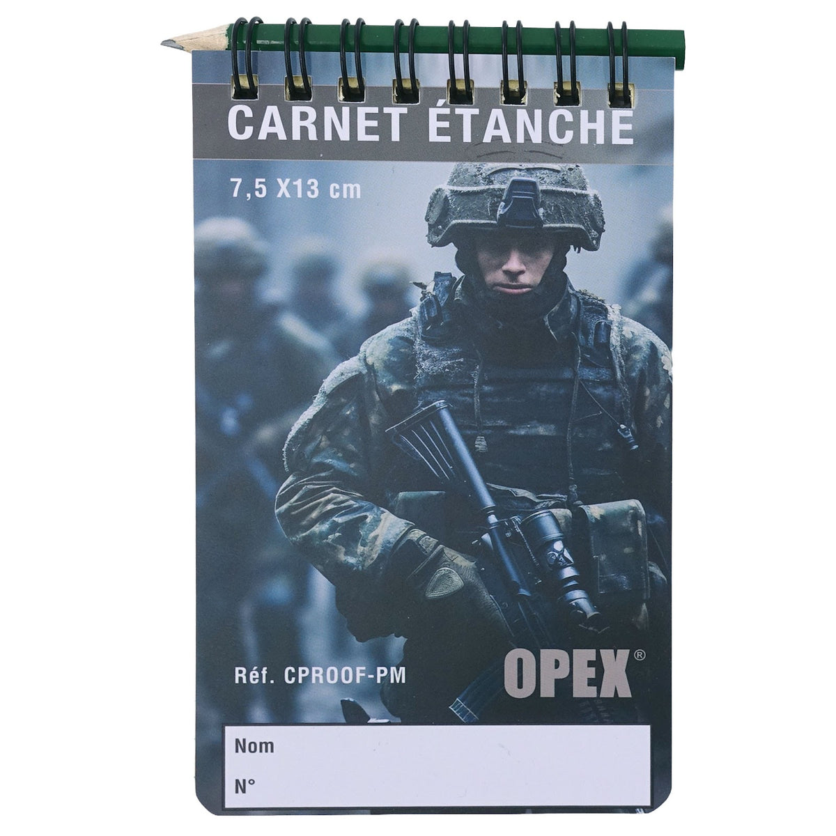 Carnet étanche OPEX cinquante pages résistant à l'eau crayon inclus deux formats