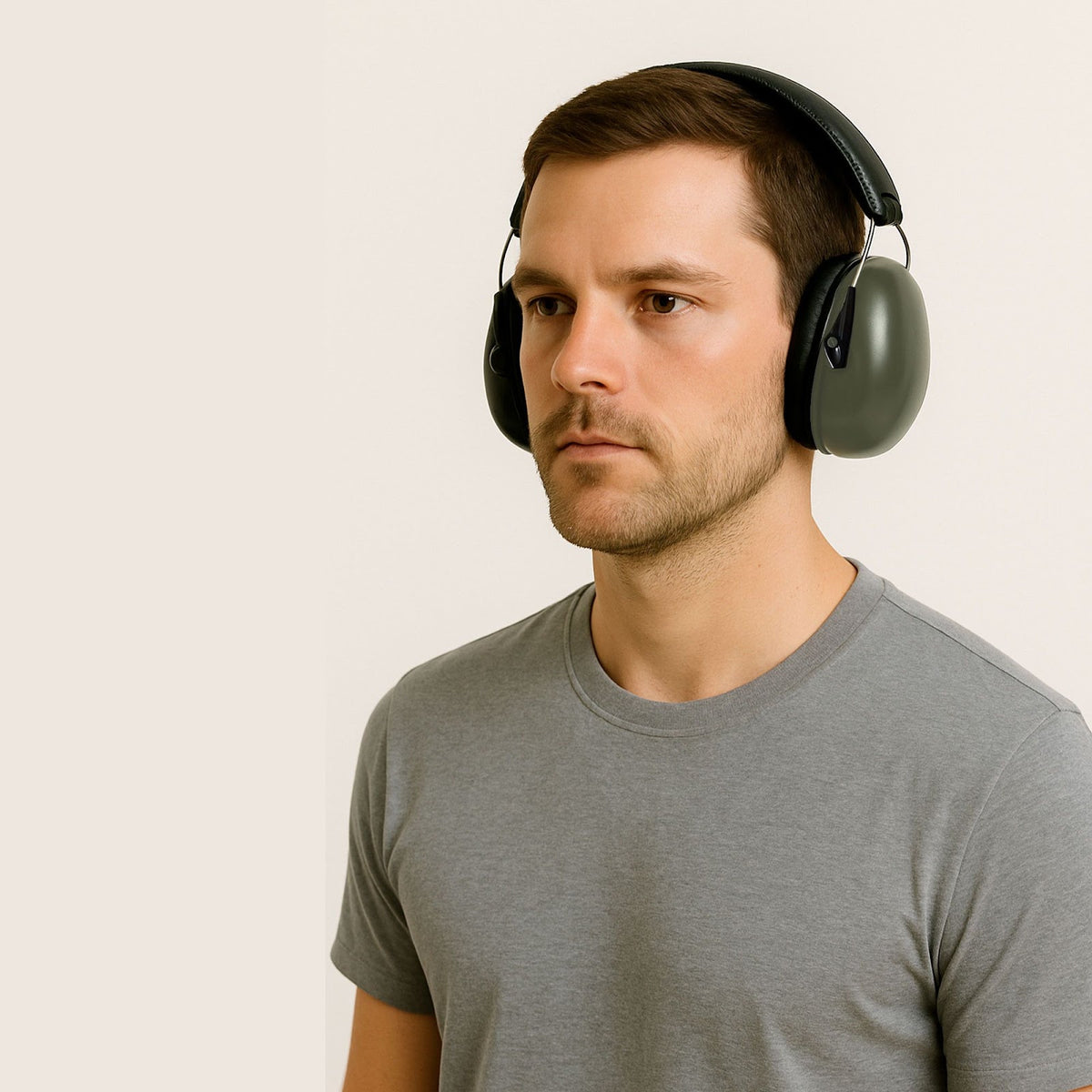 Casque anti-bruit pliable OPEX NRR 21 dB EN 352-1 replié en 12,5 x 12,5 x 9,5 cm