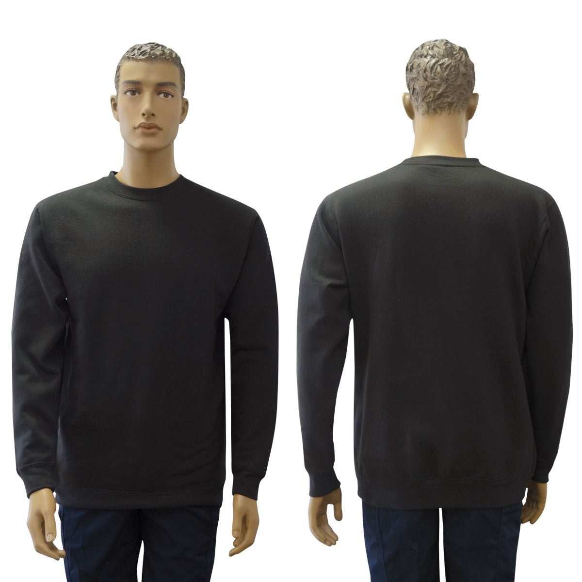 Sweat-shirt molleton gratté 280 g/m² sérigraphié Maître-Chien et TDM