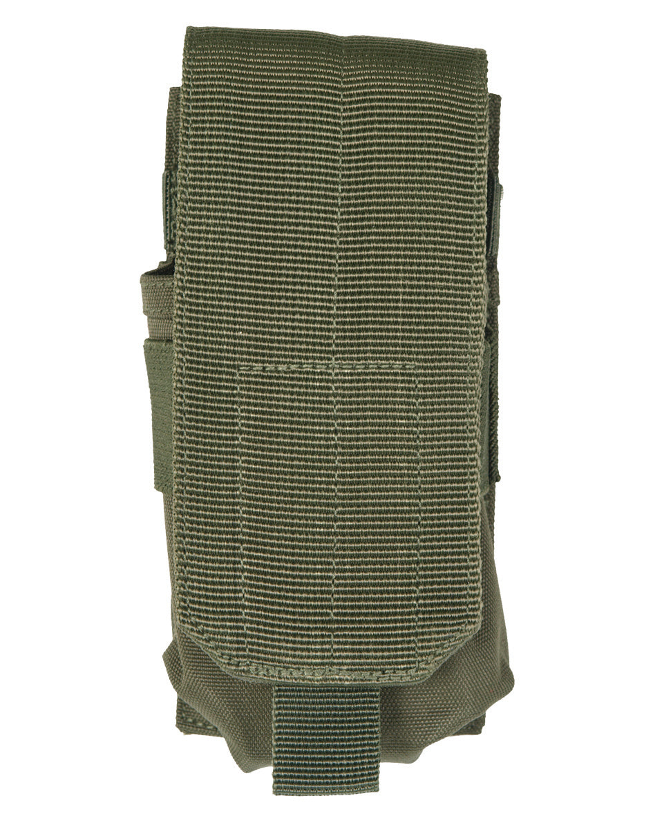 Porte-chargeur simple 5.56 mm M4 M16 Mil-Tec en polyester enduit PVC 8 × 5 × 17 cm