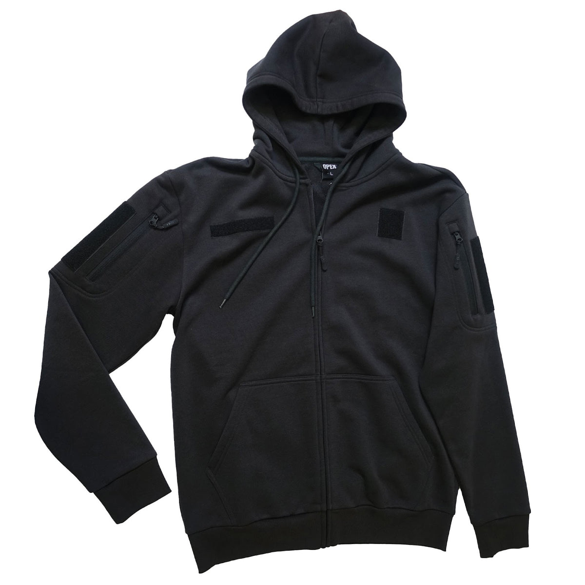 Sweat à capuche OPEX Spider 60 % coton 325 g/m² à fermeture éclair et poches manches