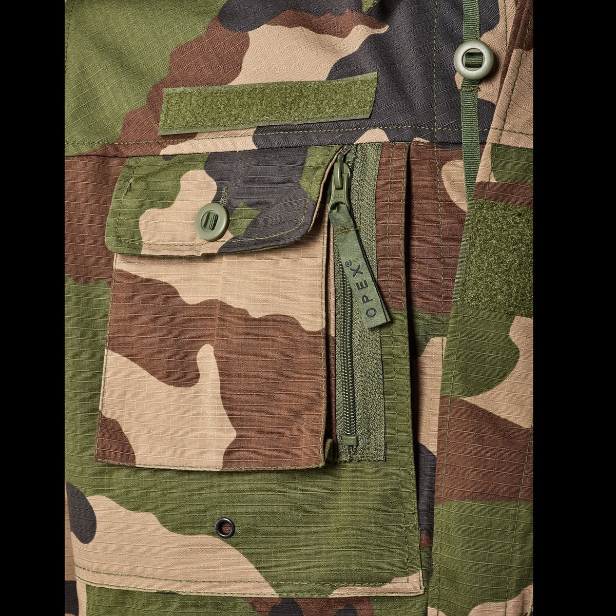 Chemise de combat OPEX Guérilla ripstop polycoton 220 g/m² huit poches renforts coudes
