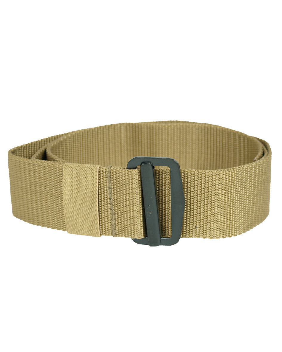 Ceinture de pantalon type BDU Mil-Tec en polyester 4,5 cm boucle plastique sans métal