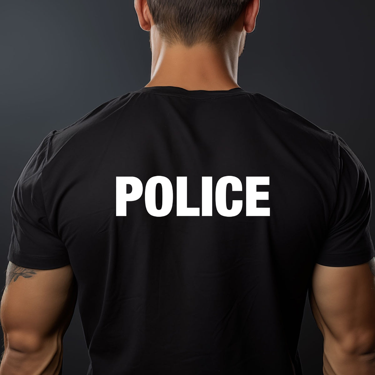 T-shirt imprimé Patrol Equipement marquage Police 100% coton peigné 180 g/m²