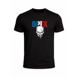 T-shirt imprimé OPEX à motif tricolore en coton 180 g/m² manches courtes