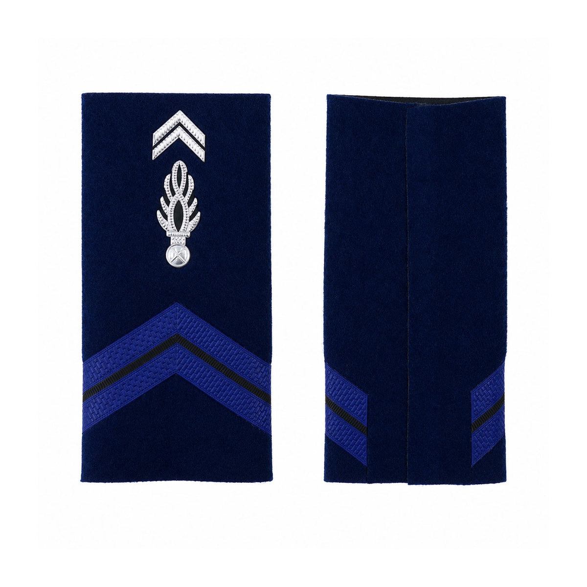 Fourreaux de grade Patrol Equipement gendarme adjoint plastifiés 11 x 5 cm paire