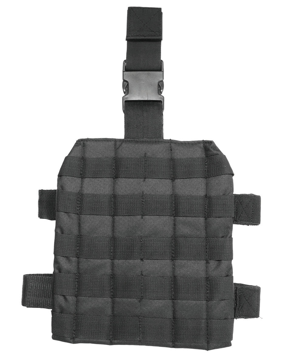 Plaque de cuisse Mil-Tec MOLLE 25 x 22 cm en polyester enduit avec sangles antiglisse