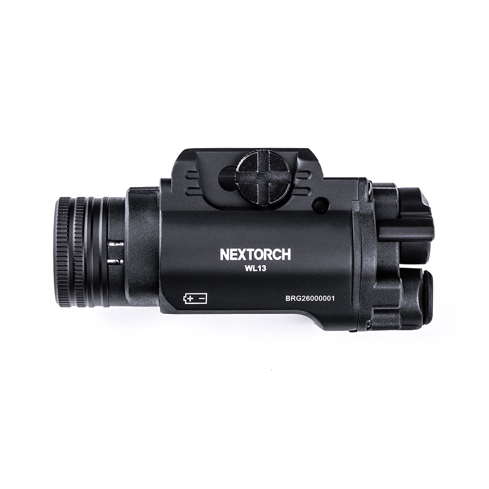 Lampe pour arme Nextorch WL13 1 300 lumens portée 180 m IPX7 en alliage d'aluminium de qualité