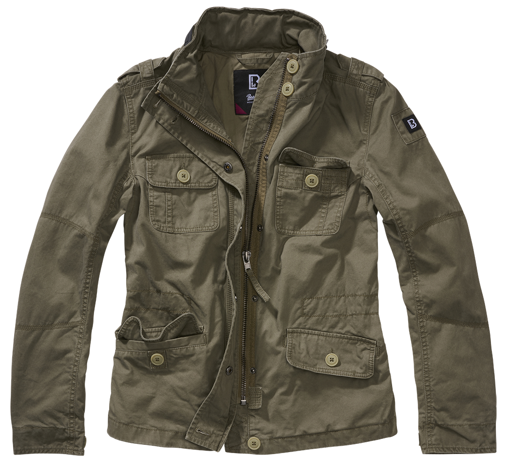Veste Brandit Britannia coupe femme en coton capuche dans le col et quatre poches
